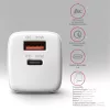 Laturi Axagon ACU-PQ30W QC3.0 30W USB-C valkoinen