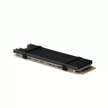 Axagon CLR-M2L3 passiivinen alumiinijäähdytyssiili kaikille M.2 SSD-asemille, koko 2280, korkeus 3 mm