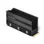 Axagon CLR-M2XL passiivinen alumiinijäähdytyssiili yksipuolisille ja kaksipuolisille M.2 SSD-asemille, koko 2280, korkeus 36 mm