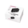 Axagon CLR-M2XL passiivinen alumiinijäähdytyssiili yksipuolisille ja kaksipuolisille M.2 SSD-asemille, koko 2280, korkeus 36 mm
