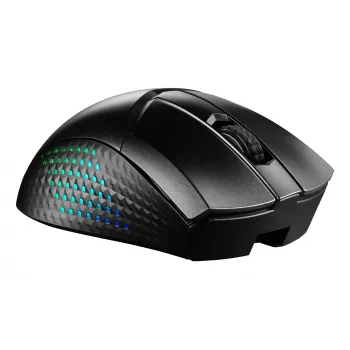 MSI CLUTCH GM51 LIGHTWEIGHT WIRELESS hiiri pelikäyttöön oikeakätisille RF + Bluetooth + USB Type-C optinen 26000 DPI