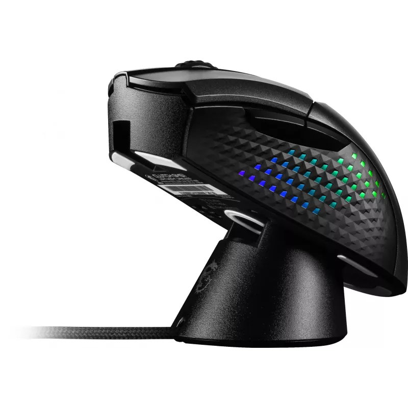 MSI CLUTCH GM51 LIGHTWEIGHT WIRELESS hiiri pelikäyttöön oikeakätisille RF + Bluetooth + USB Type-C optinen 26000 DPI