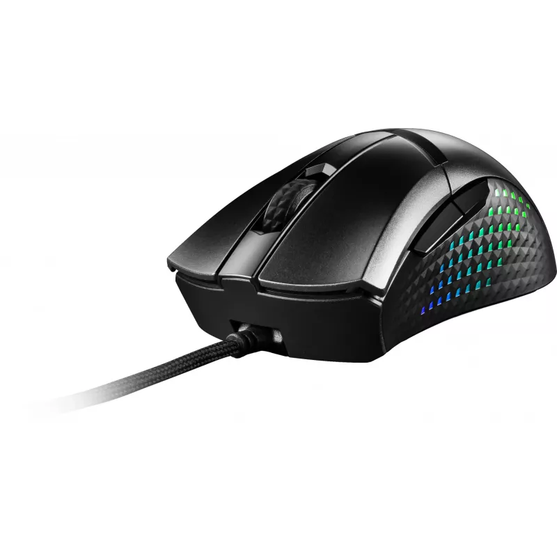 MSI CLUTCH GM51 LIGHTWEIGHT WIRELESS hiiri pelikäyttöön oikeakätisille RF + Bluetooth + USB Type-C optinen 26000 DPI