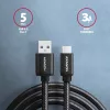 USB-kaapeli Axagon BUCM3-AM10AB USB 3.2 Gen 1 1 m USB C USB A musta