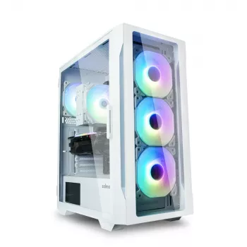 Zalman I3 NEO TG WHITE tietokonekotelo Midi Tower