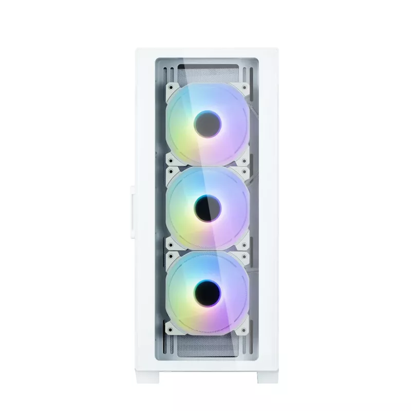 Zalman I3 NEO TG WHITE tietokonekotelo Midi Tower