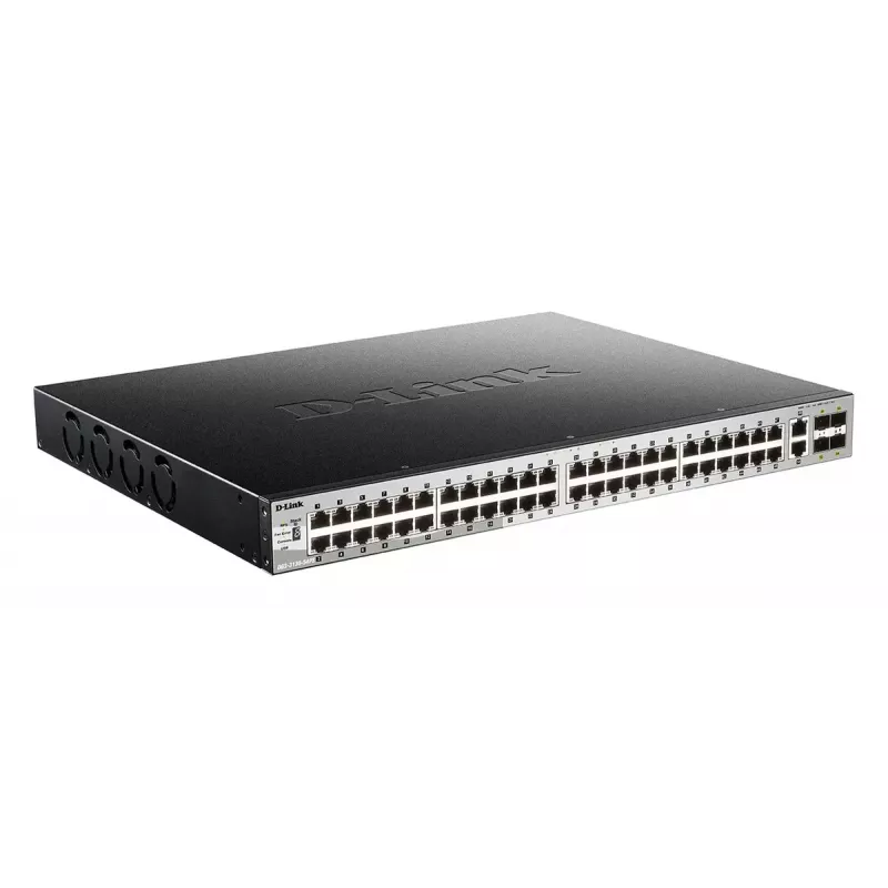 D-Link DGS-3130-54PS/E verkkokytkin hallittava L3 Gigabit Ethernet (10/100/1000) Power over Ethernet (PoE) harmaa