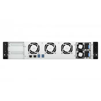 QNAP TS-855EU-RP NAS rack (2U) Intel Atom® C5125 8 GB DDR4 0 TB QuTS hero Black