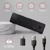 Axagon EE35-GTR USB-C 5Gbps - SATA 6G, 3.5 RIBBED box BLACK - USB Type-C HDD-kotelo 3,5 tuumaa