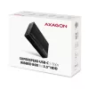Axagon EE35-GTR USB-C 5Gbps - SATA 6G, 3.5 RIBBED box BLACK - USB Type-C HDD-kotelo 3,5 tuumaa