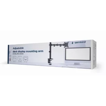 Näyttöpidikkeen puristin GEMBIRD MA-D1-01 17–32 tuuman näytöille, VESA 75×75–100×100, enintään 9 kg, musta