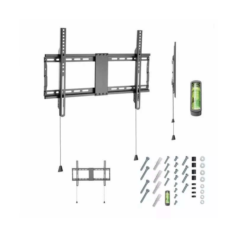 Gembird WM-80F-01 kiinteä television seinäteline, 37–80 tuumaa, enintään 70 kg, VESA enintään 600x400, musta