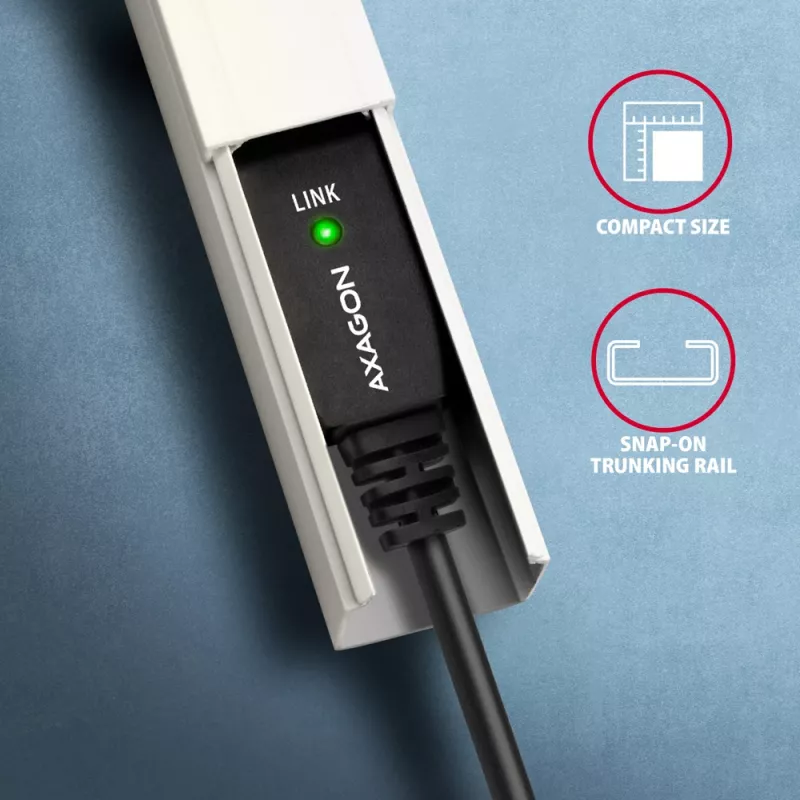 Axagon ADR-215B USB 2.0 A-M -> B-M aktiivinen liitäntä-/toistinkaapeli 15 m