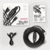 Axagon ADR-215B USB 2.0 A-M -> B-M aktiivinen liitäntä-/toistinkaapeli 15 m