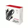 Axagon ADR-220B aktiivinen USB 2.0 A-M -> B-M liitäntä-/toistinkaapeli 20 m