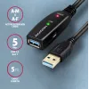 Axagon ADR-305 USB 3.2 Gen 1 A-M -> A-F aktiivinen jatko-/toistinkaapeli 5 m