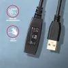 Axagon ADR-310 USB 3.2 Gen 1 A-M -> A-F aktiivinen jatko-/toistinkaapeli 10m