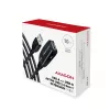 Axagon ADR-310 USB 3.2 Gen 1 A-M -> A-F aktiivinen jatko-/toistinkaapeli 10m