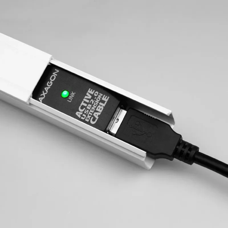 Axagon ADR-210 USB 2.0 A-M -> A-F aktiivinen jatko-/toistinkaapeli 10 m