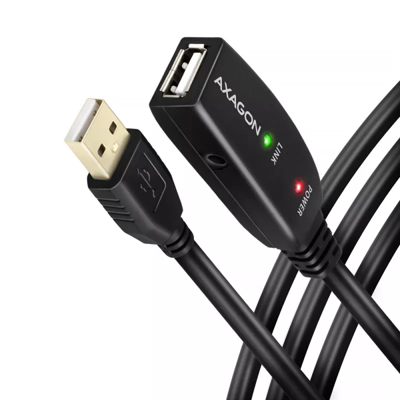 Axagon ADR-220 USB 2.0 A-M -> A-F aktiivinen jatko-/toistinkaapeli 20 m