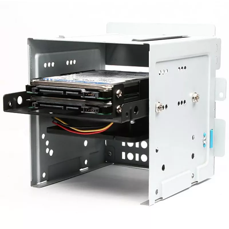 Axagon RHD-225 METAL pidike 2x 2,5 tuuman HDD/SSD:lle 3,5 tuuman asennuspaikkaan, tuuletinpidike