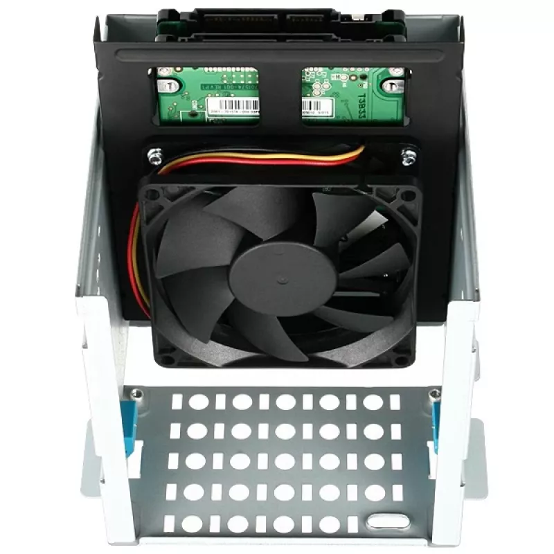 Axagon RHD-225 METAL pidike 2x 2,5 tuuman HDD/SSD:lle 3,5 tuuman asennuspaikkaan, tuuletinpidike