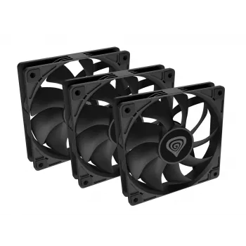 GENESIS Oxal 120 tietokonekotelon tuuletin 12 cm musta 3 kpl
