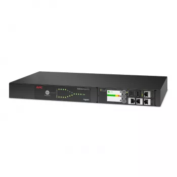 APC Netshelter Rack automaattinen kytkinyksikkö, 1U, 10A, 230V, C14 IN, 12 C13 OUT, 50/60Hz