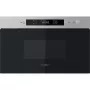 Kalusteisiin asennettava mikroaaltouuni WHIRLPOOL MBNA900X — 750 W, 22 L, ruostumaton teräs, painikeohjaus, ei grilliä