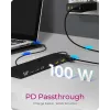 ICY BOX 11-in-1 mobiili telakointiasema triple-videolähdöllä