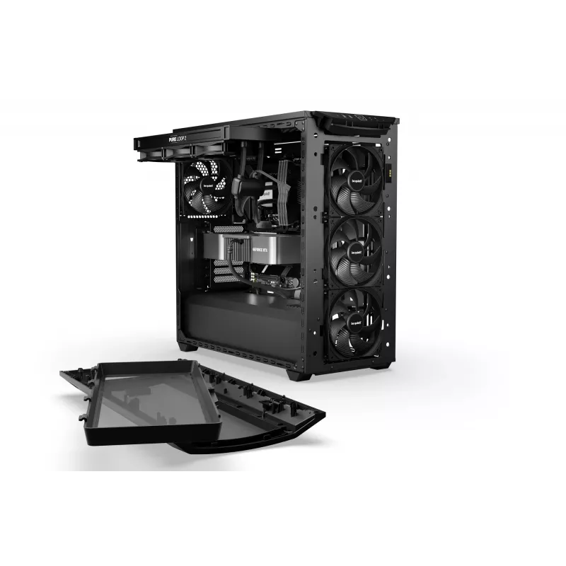 PC-kotelo be quiet! Shadow Base 800 Midi Tower musta