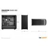 PC-kotelo be quiet! Shadow Base 800 Midi Tower musta