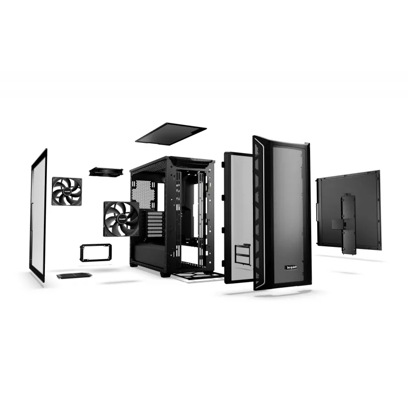 PC-kotelo be quiet! Shadow Base 800 DX Midi Tower musta