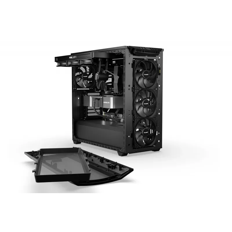 PC-kotelo be quiet! Shadow Base 800 DX Midi Tower musta