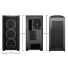 PC-kotelo be quiet! Shadow Base 800 FX Midi Tower musta