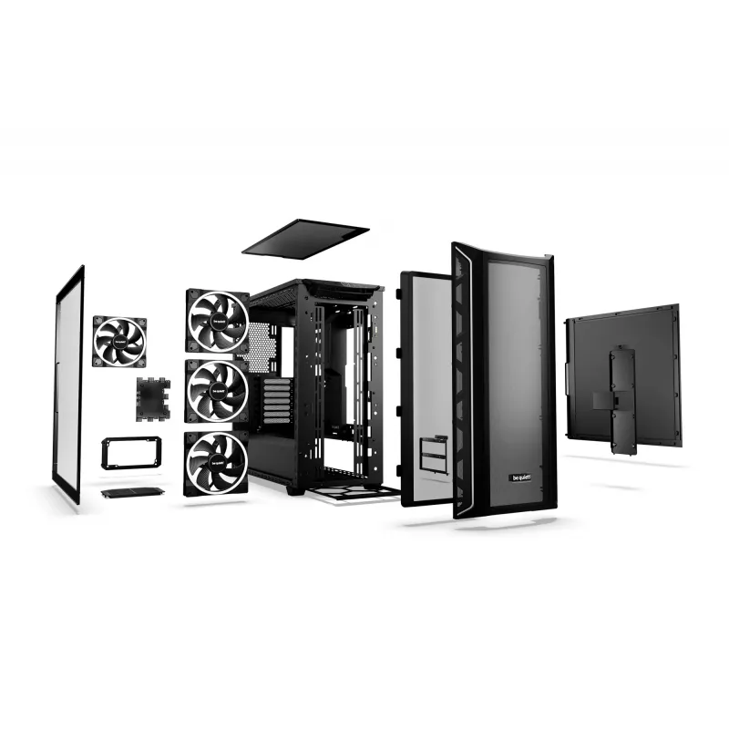 PC-kotelo be quiet! Shadow Base 800 FX Midi Tower musta