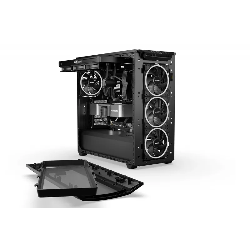 PC-kotelo be quiet! Shadow Base 800 FX Midi Tower musta