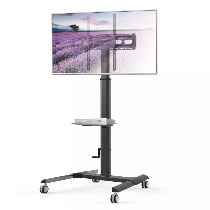 Techly ICA-TR228 multimediavaunu/teline musta Flat panel