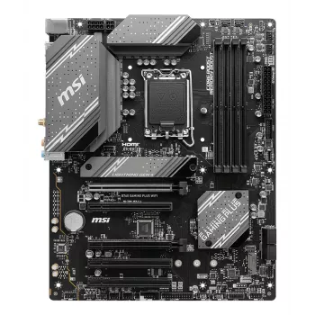 Emolevy MSI B760 GAMING PLUS WIFI — Intel B760, LGA 1700, ATX, DDR5, 4 DIMM, Wi‑Fi 6E, 2.5Gb LAN