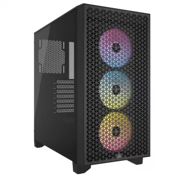 CORSAIR Mid-tower PC-kotelo - 3000d RGB Airflow - musta