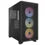 CORSAIR Mid-tower PC-kotelo - 3000d RGB Airflow - musta