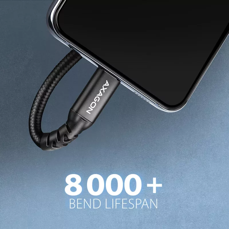 Axagon BUCM32-CF10AB SPEED+ USB-C USB 20Gbps jatkokaapeli 1 m