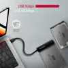 Axagon ADSA-FP2C USB-C 5Gbps - SATA 6G, 2.5 SSD/HDD SLIM sovitin - sovitin - digitaaliset/dataliitäntäkortit/sovittimet