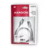 Axagon BUCM2-CM25AB data- ja latauskaapeli USB 480Mbps 2,5 m. PD 240W, 5A. musta punottu