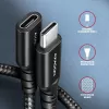 Axagon BUCM32-CF05AB SPEED+ USB-C USB 20Gbps jatkokaapeli 0,5 m