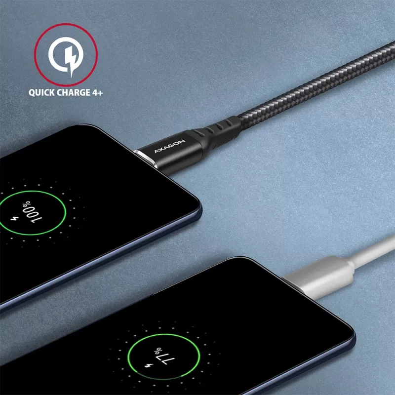 USB-kaapeli Axagon BUCM-CM10AB 1m USB 2.0 USB C musta