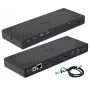 i-tec USB 3.0 / USB-C / Thunderbolt 3 Dual Display -telakointiasema Gen2 + Power Delivery 100W