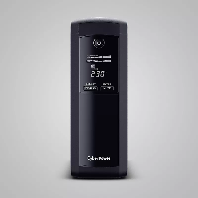 CyberPower Tracer III VP1200ELCD-FR UPS (keskeytymätön virransyöttö) Line-Interactive 1,2 kVA 720 W 5 AC-lähtöä