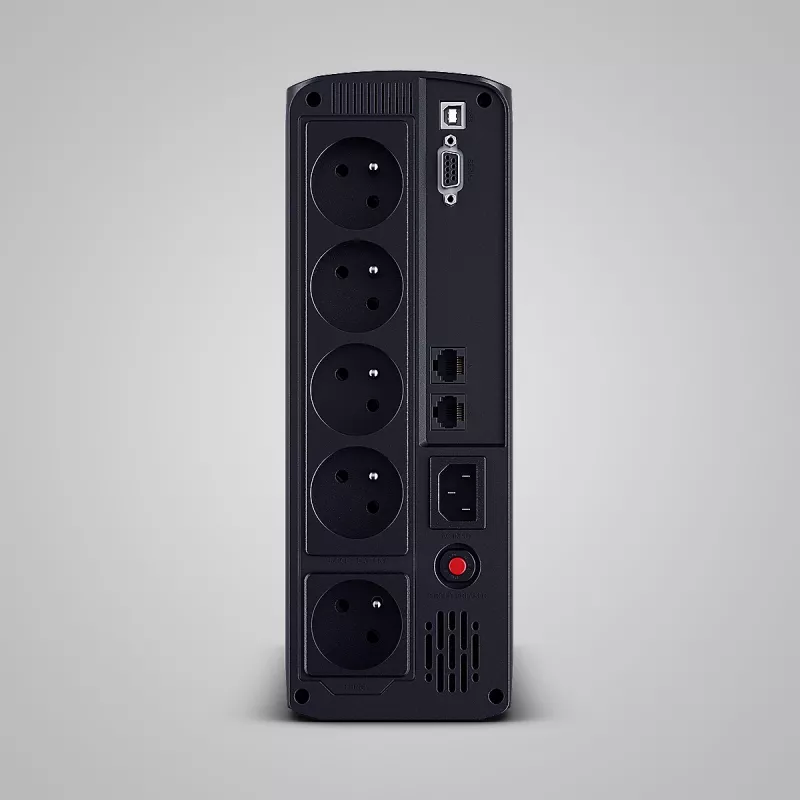 CyberPower Tracer III VP1200ELCD-FR UPS (keskeytymätön virransyöttö) Line-Interactive 1,2 kVA 720 W 5 AC-lähtöä