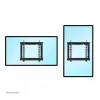 Neomounts WL95-800BL1 videoseinäseinäteline 42-70 inch - Pop-out - max. 35 kg